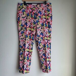 Boden Floral Bistro Crop size 12L NWOT